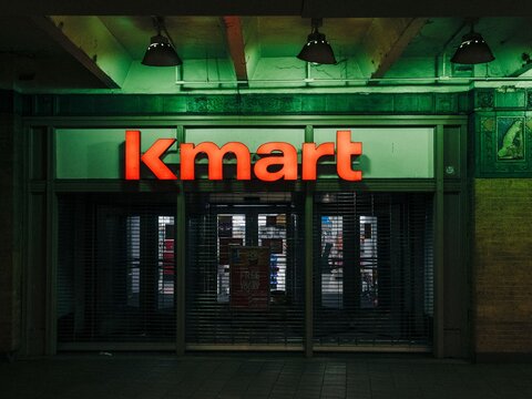 Kmart Sign In The Astor Place Subway Station, East Village, Manhattan, New York City