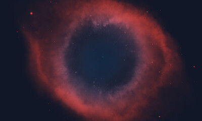 Obraz na płótnie Canvas space background with realistic nebula and galaxy