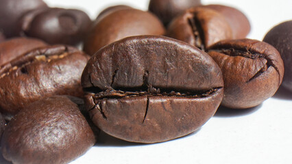 coffee beans on the ground