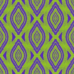 ethnic geometric seamless pattern design 