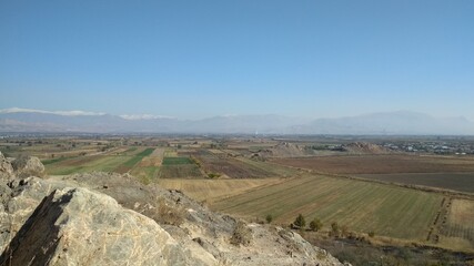 view of the hills