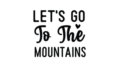 new mountains T-shirt design Template