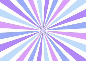 Multicolored sunburst. Starburst. Rays. Vector illustration.