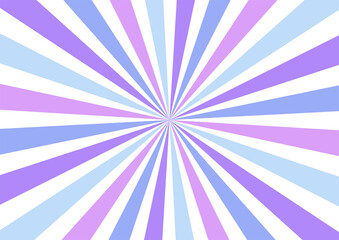 Multicolored sunburst. Starburst. Rays. Vector illustration.