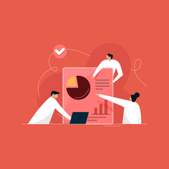 team work flow management, Graphs and chart. Company or personal financial analysis. Investments, online banking, trading. Financial reporting presentation