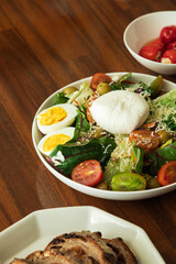 burrata cheese salad with cherry tomatos