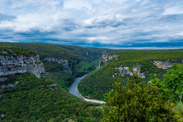 Fototapeta na wymiar Gorges de l'Ardèche