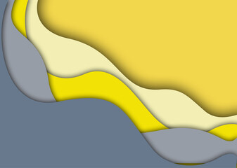 abstract wave yellow wallpaper
