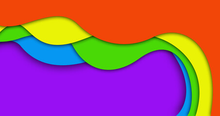 abstract wave colorful wallpaper