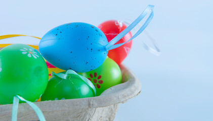 Fototapeta na wymiar Easter Egg Concept. Celebration or Festival