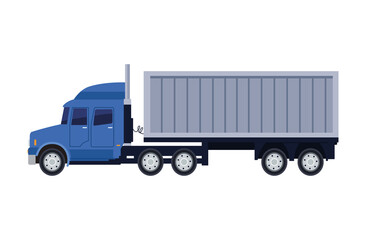 logistic trailer truck