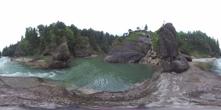 VR 360, Scheibum, Ammerdurchbruch, 360 Grad Video