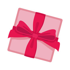 pink gift box present