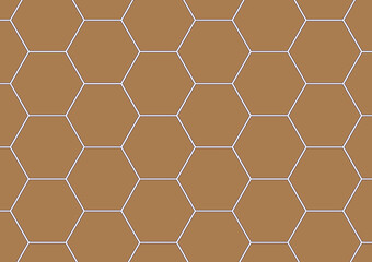 honeycomb background brown honeycomb pattern Hexagon Abstract Background Vector Design