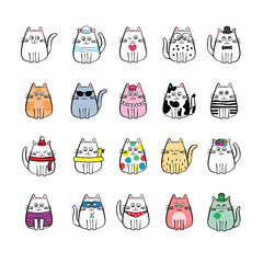 collection of twenty miscellaneous cats