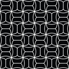 Abstract geometric pattern with lines, stripes. Seamless vector background. Blackand white. Graphic modern pattern.