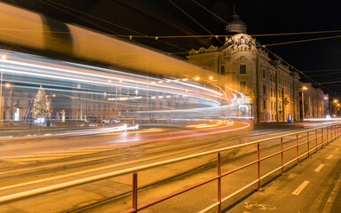 Fototapeta na wymiar Košice by night