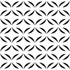 Abstract geometric seamless pattern. black and white Graphic modern vector background.