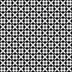 Abstract geometric seamless pattern. stylish black and white ornament graphic vector background.