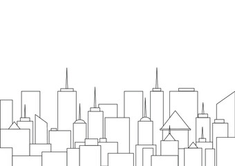City background pattern | Vector Illustration of City