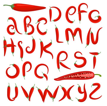 Chilly pepper vector abc.