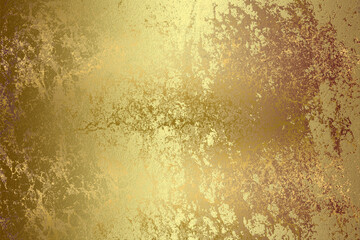 Golden Abstract  decorative paper texture  background  for  artwork  - Illustration
