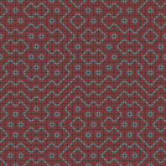 Abstract Geometric Pattern generative computational art illustration