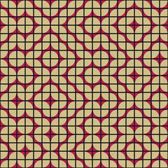 Abstract Geometric Pattern generative computational art illustration
