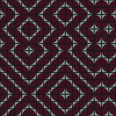 Abstract Geometric Pattern generative computational art illustration