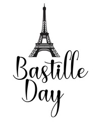 Fototapeta na wymiar Bastille day svg design
