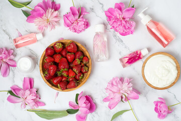 Homemade strawberry and honey facemask, go on pamper yourself.