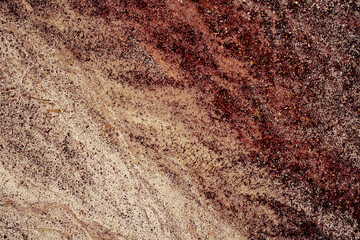 Abstract sand texture at kaolin mine