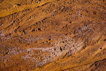 Abstract sand texture at kaolin mine