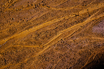 Abstract sand texture at kaolin mine