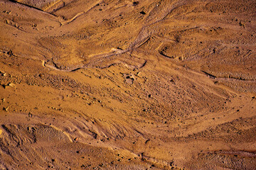 Abstract sand texture at kaolin mine