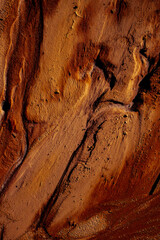 Abstract sand texture at kaolin mine