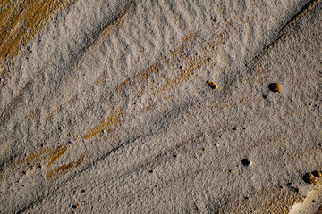 Abstract sand texture at kaolin mine