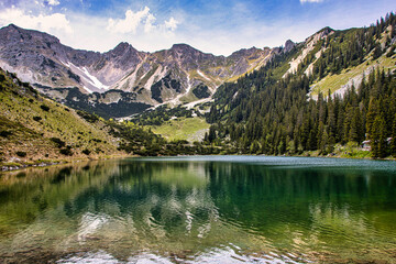 Bergsee im Karwendelgebirge