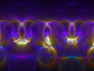 Imaginatory fractal background generated Image