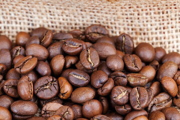 coffee beans for the production of delicious coffee