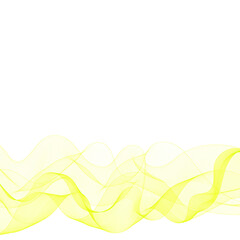 Abstract color waves isolated on white background. eps 10