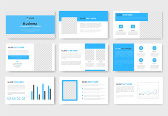 Business presentation template design. Presentation flyer and leaflet corporate report or company profile.