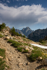Rocky Trail Climbs Toward Paintbrush Divide