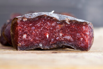 mouth-watering cuts of meat together with lard