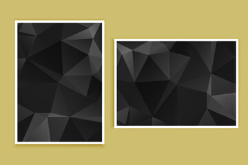 abstract textured polygonal background vector. Blurry triangle design. The pattern can be used for the background.	