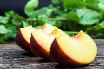 sliced orange apricots