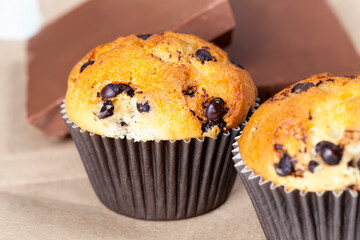 wheat cake with chocolate filling