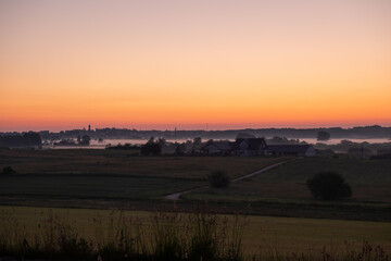 wsch&oacute;d słońca k. Jarosławca