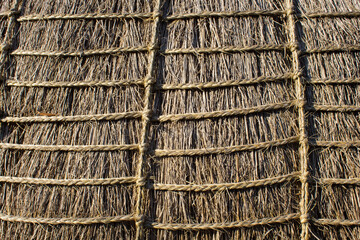 straw roof texture