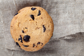 mixed oatmeal and wheat flour cookies